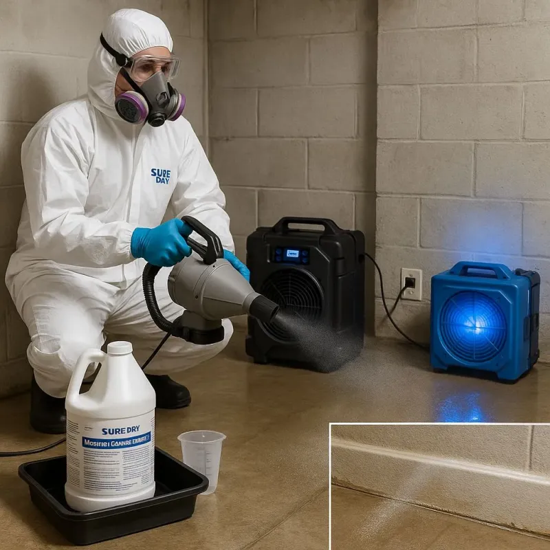 Sanitization and Odor Removal process in Celina, TX