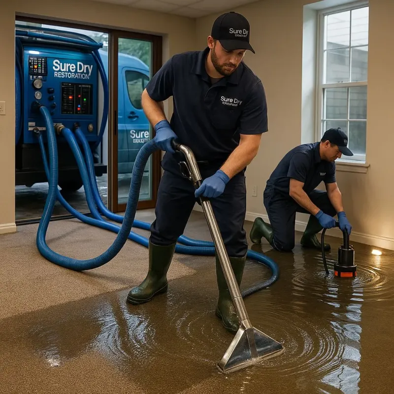 Water Extraction and Removal process in Celina, TX